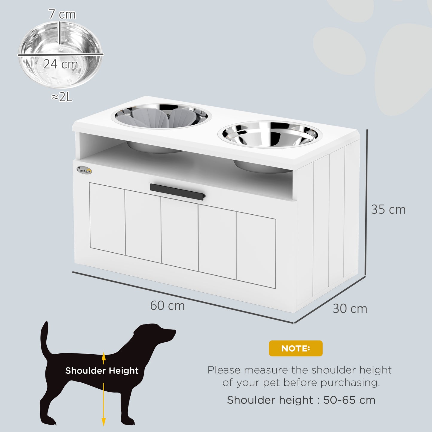 Raised Dog Bowl With Slow Feeder
