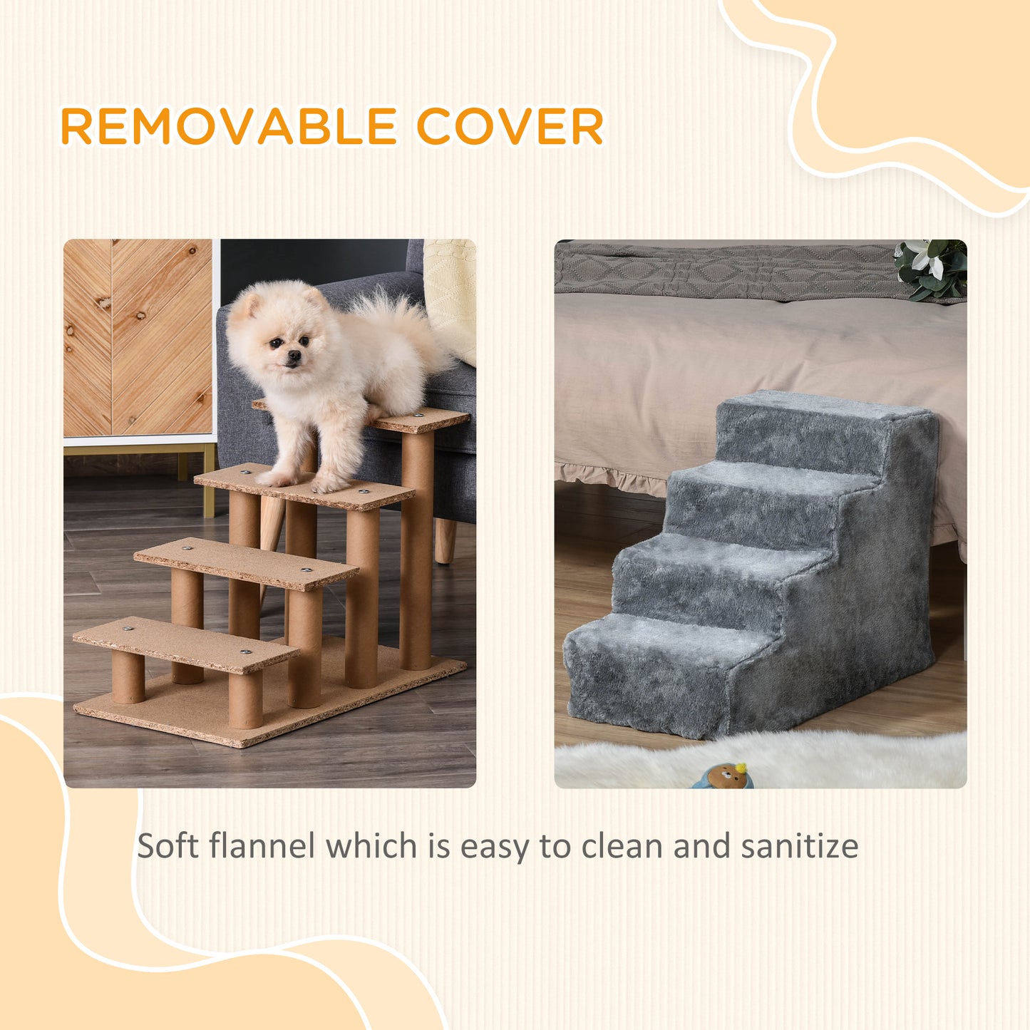 Four-Step Dog Stairs