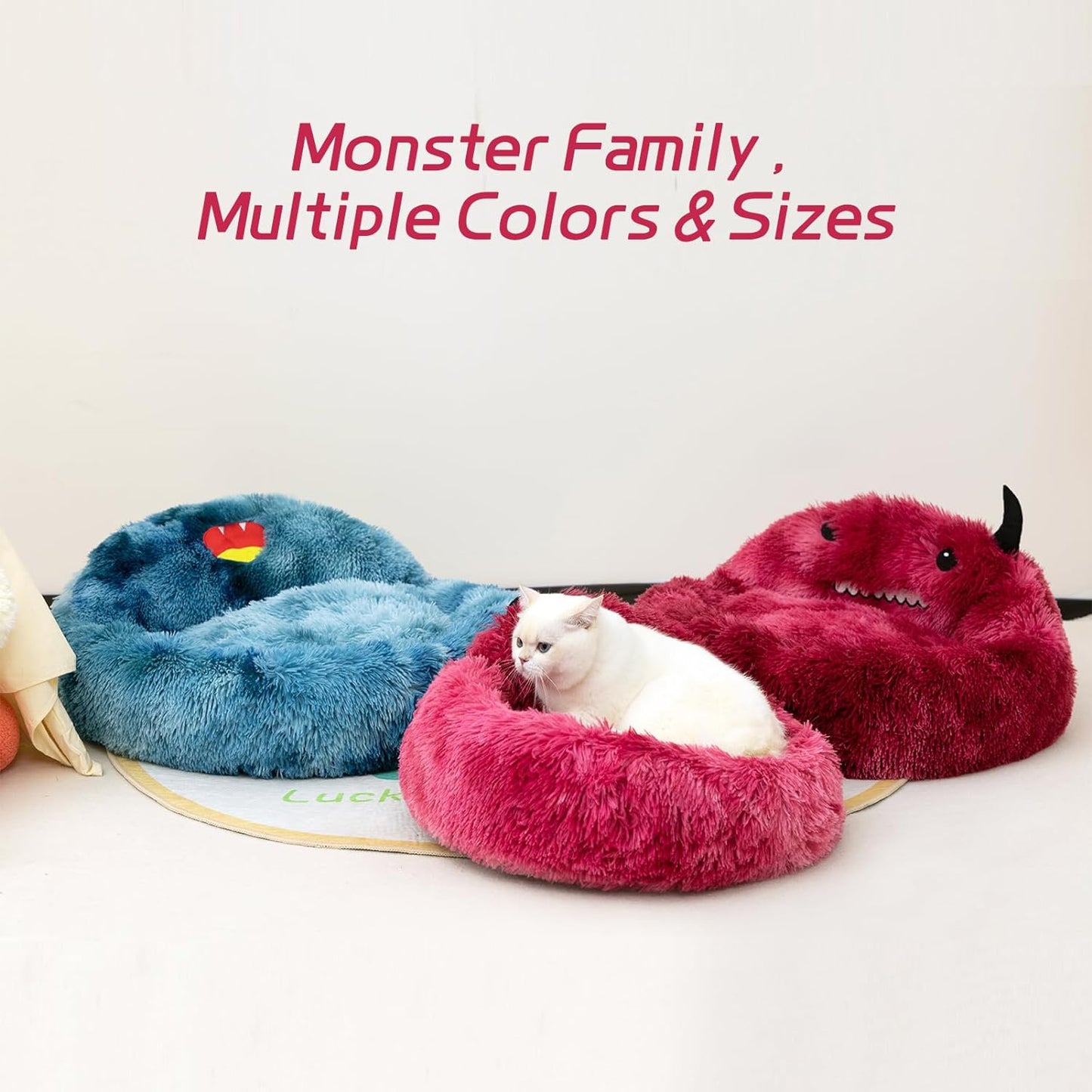 Self-Warming Donut Pet Bed
